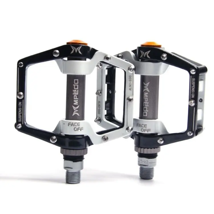 MPEDA Mountain Bike Bearing Pedals-White Black
