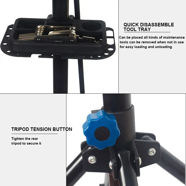 ProFold Adjustable Aluminum Bike Repair Stand