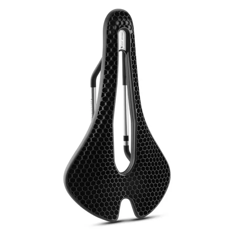 WEST BIKING Ergo-Flow Bicycle Saddle-BLACK