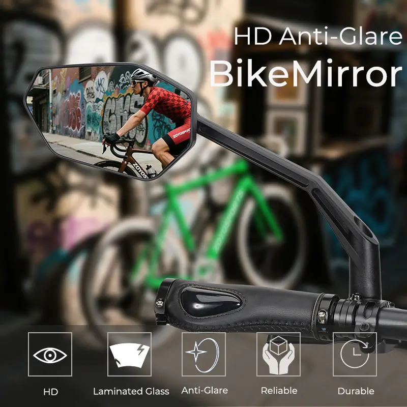 e-biketools 360° Rotating HD Bicycle Rearview Mirror
