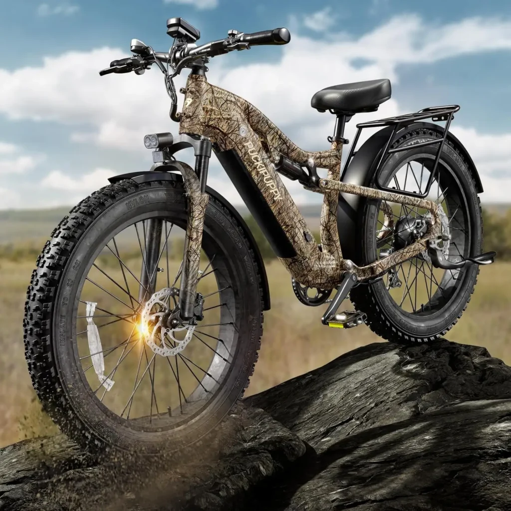 PUCKIPUPPY Electric Mountain Bike for Adults