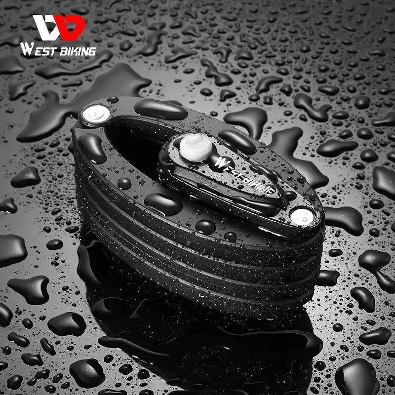 WEST BIKING Mini Bike Lock - Compact, Keyless, & Anti-Theft