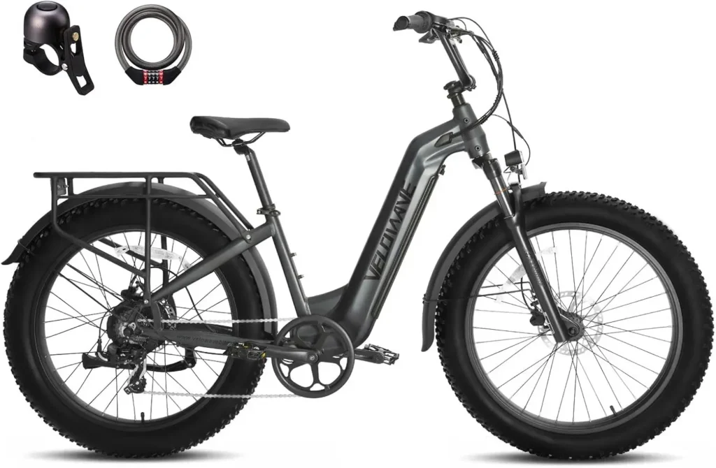 VELOWAVE 750W Step-Thru Electric Bike for Adults