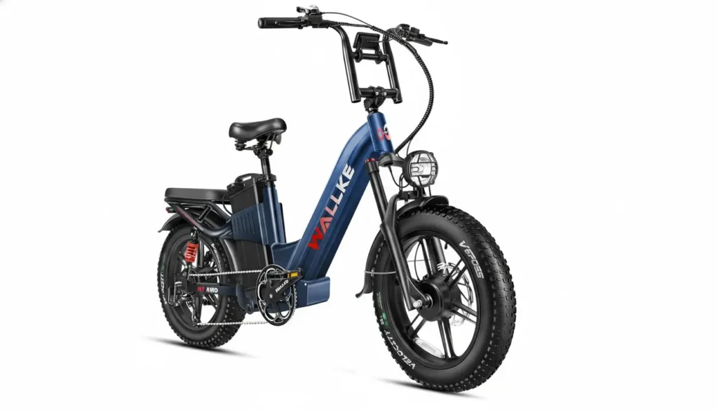Wallke H7 AWD 3200W Dual Motor Electric Bike for Adults