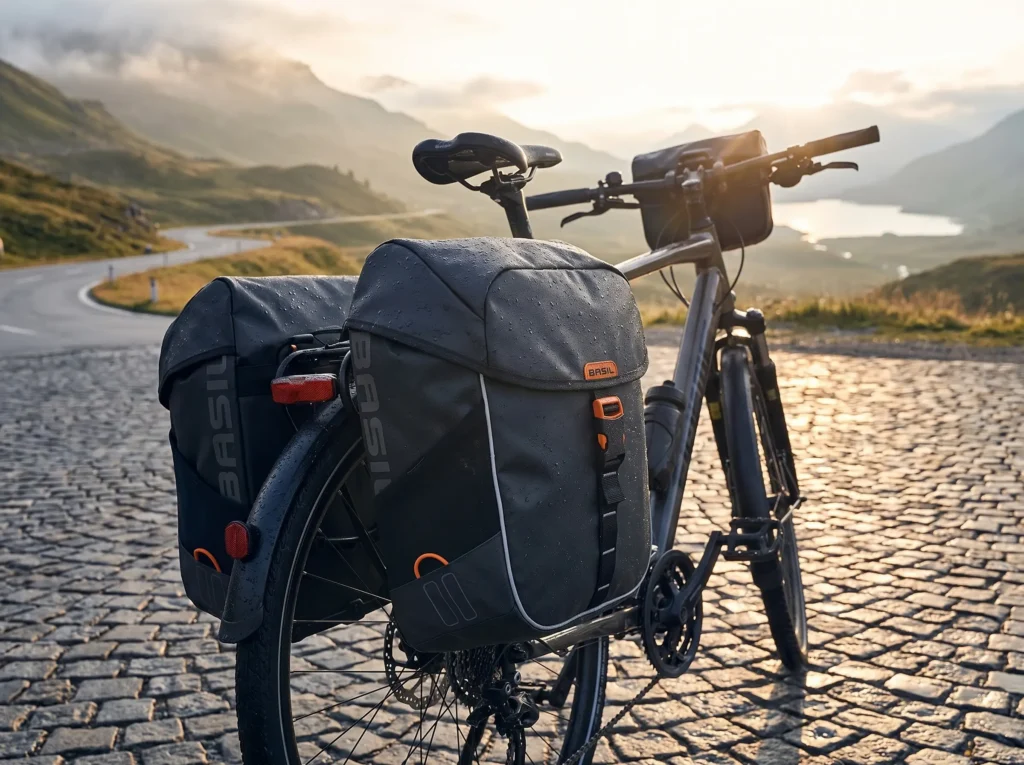 Basil Miles Double Bicycle Bag